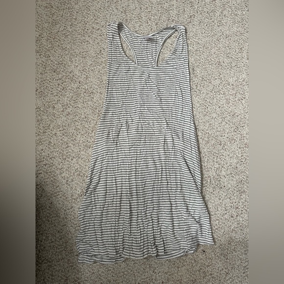 Target Swim Target Gray And White Dress Cover Up Poshmark